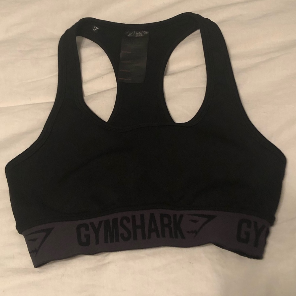 Gymshark flex sports bra black/charcoal